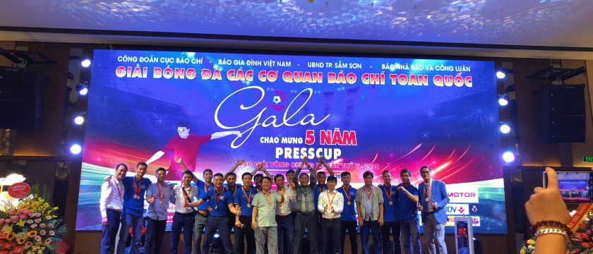 ẤN TƯỢNG ĐÊM GALA TRAO GIẢI BÓNG ĐÁ CÁC CƠ QUAN BÁO CHÍ TOÀN QUỐC PRESSCUP LẦN THỨ 5 – NĂM 2020