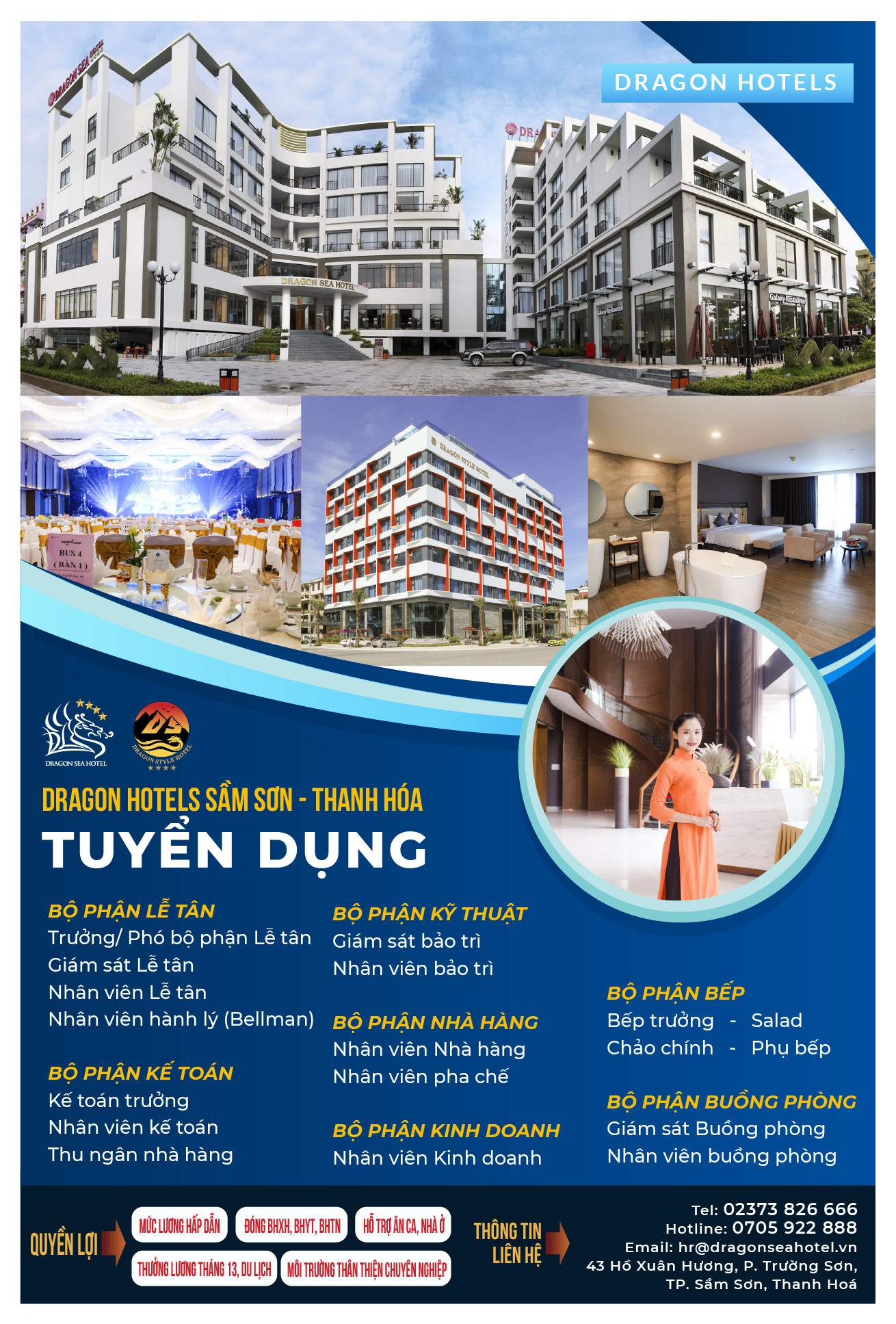 Tuyển dụng nhân viên kinh doanh khách sạn