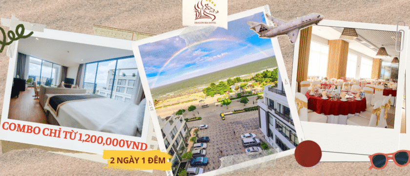 COMBO NGHỈ DƯỠNG VIEW BIỂN CHỈ TỪ 1,200,000Đ/ PHÒNG