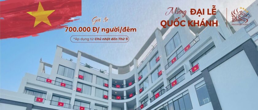 Mừng Quốc Khánh 2/9 | Ưu đãi chỉ từ 700.000 VNĐ/khách/ 1 đêm 