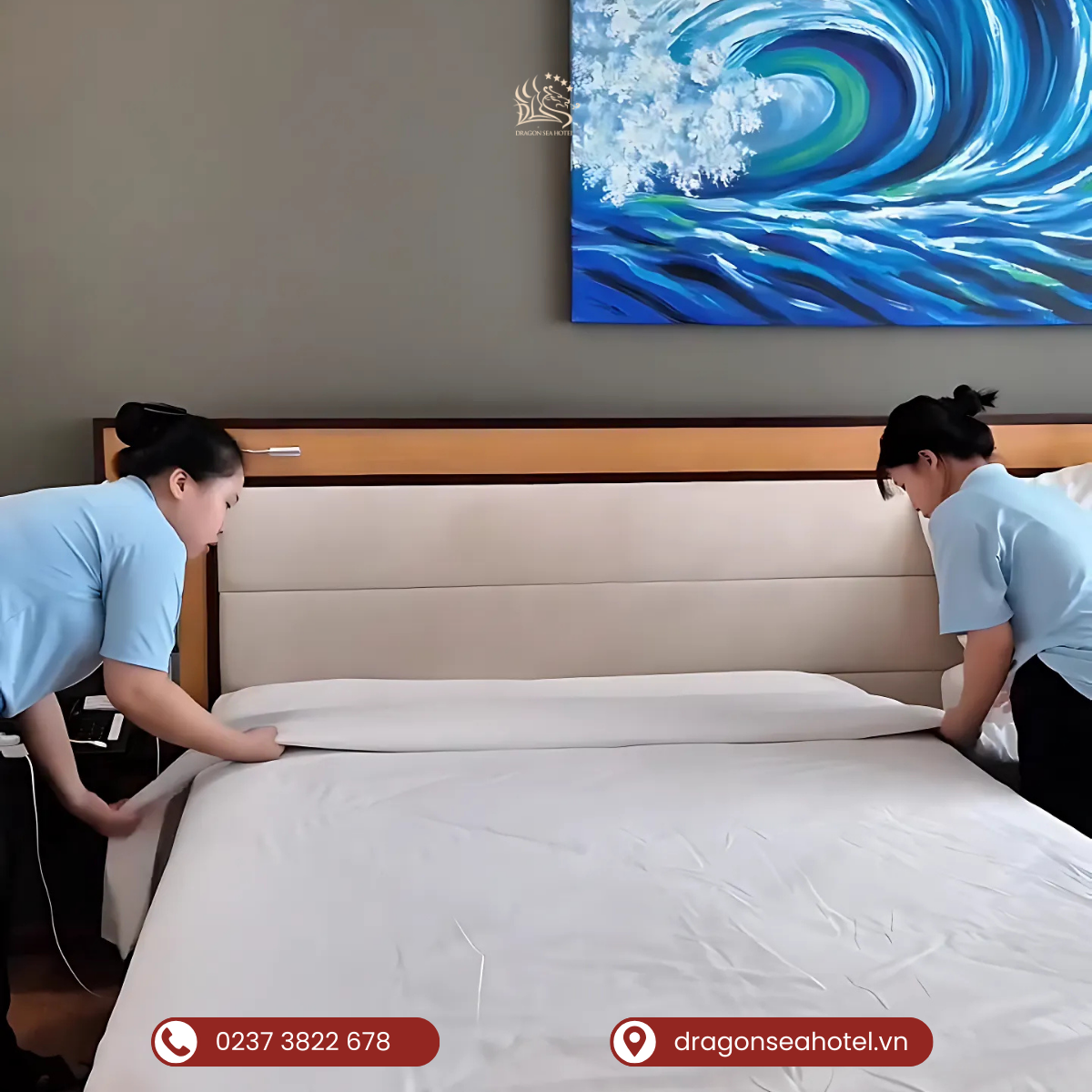 Đằng sau kỳ nghỉ trọn vẹn là sự tận tâm của bộ phận buồng phòng