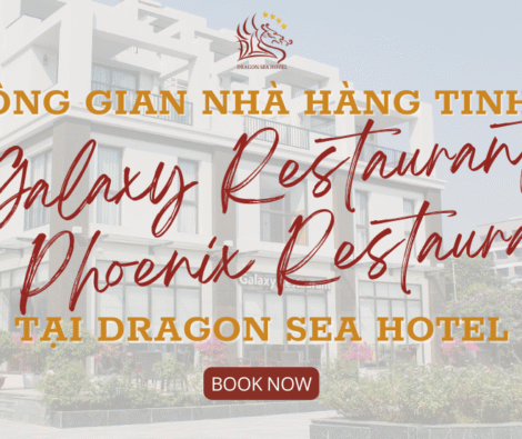 Không gian nhà hàng vô cùng tinh tế tại Dragon Sea Hotel