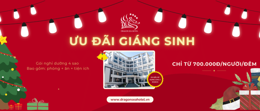 Ưu Đãi Giáng Sinh 2025 – Gói Nghỉ Dưỡng Tại Dragon Sea Hotel